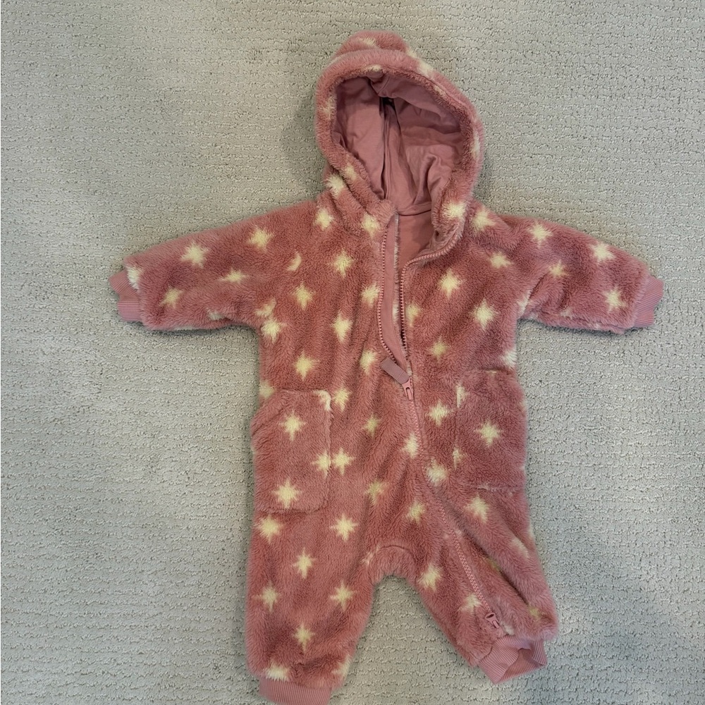 Hanna Andersson Pink Starry Kids Footie